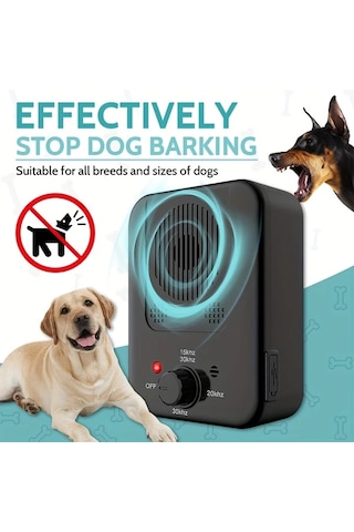 Willowhaven K4 Siyah Model 3 Modlu Ses Dalgası Teknolojili Köpek Havlama Önleyici İç Ve Dış Mekan