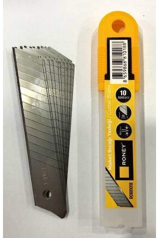 Maket Bıçağı Yedeği 18 MM 10' Lu Tüp