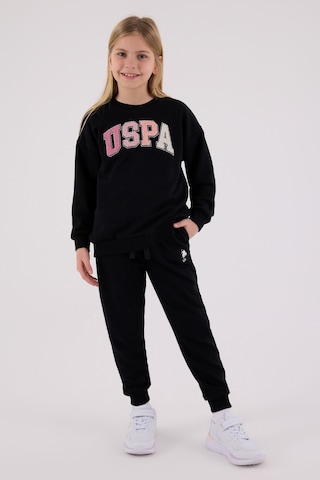 U.S. Polo Assn. U.s. Polo Assn Kız Çocuk Siyah Eşofman Takımı Us2306-c-v2 Siyah