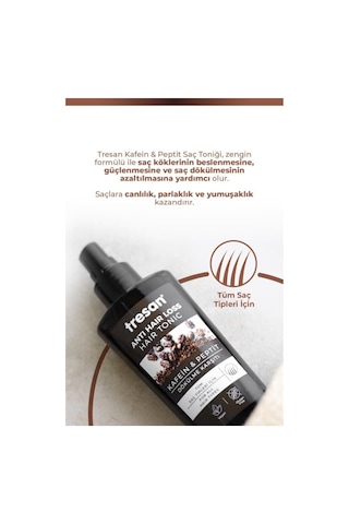Kafein & Peptit Dökülme Karşıtı Saç Toniği Enerji Ve Dolgunluk 125 Ml