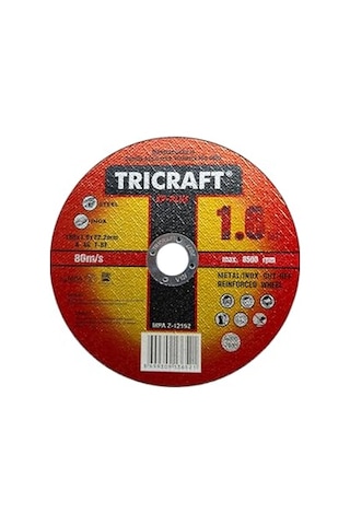 Kesici Taş 180 X 1.6 X 22 Mm 25 Adet