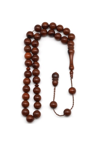 Alibaba Doğaltaş İznik Kuka Ağacı Tesbih 8 Mm Küre Kesim