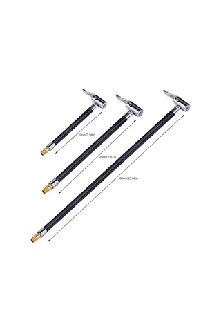 Ranyeek Motosiklet Lastik Hava Borusu 10cm - Dayanıklı Kauçuk Ve Metal - Hava Sızıntısı Yok - Çoğu Araç İçin Uygun