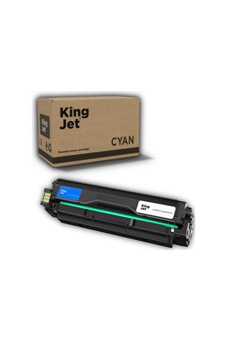 Kingjet Samsung Uyumlu Clt-c503l Yüksek Kapasiteli Mavi Cyan Çipli Uyumlu Toner Sl-c3010dw
