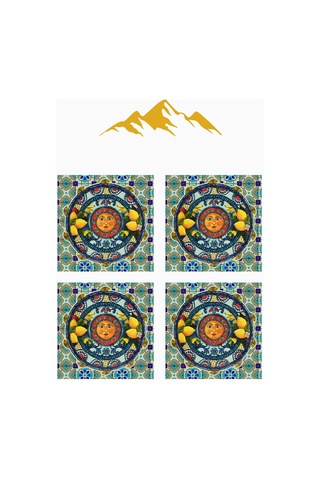 Dijital Baskılı Yumuşak Dokulu 4 Lü Kırlent Kılıfı Takımı 43x43 Cm Krl0069 Renkli