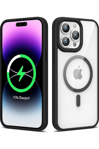 Apple Uyumlu iPhone 14 Pro Kılıf Magsafe Wireless Şarj Özellikli Silikon Zore Ege Kılıf