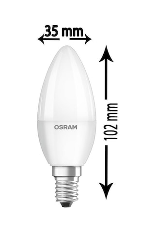 Osram Parathom 5W 40W Dim Led Mum Ampul Sarı 2700K E14