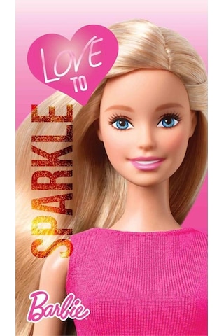 Taç Lisanslı Çocuk Halısı Barbie Sparkle 80X140 Çok Renkli