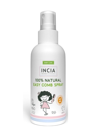 %100 Doğal Kolay Tarama Spreyi Çocuklar İçin Nemlendirici Parlaklaklaştırıcı Anti Klit 100 Ml Açık