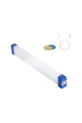 Powermaster Bk-300 Mıknatıslı Şarjlı 3 Modlu Solar Beyaz Lamba 32 Cm Çok Renkli