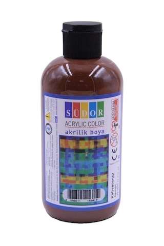 Südor Akrilik Boya 250 Ml Kahverengi 22 Çok Renkli