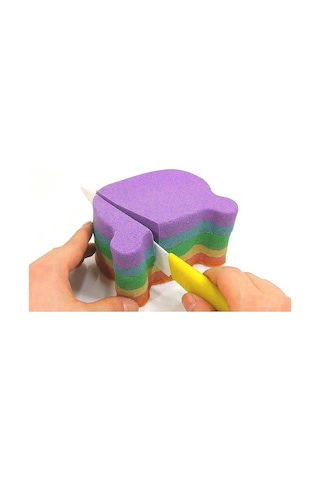 Heroes Kinetik Kum 4 Renk 1 KG Oyun Kumu Kalıp