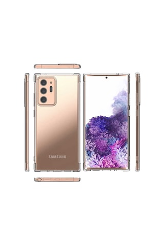 Samsung Uyumlu Galaxy Note 20 Ultra Kılıf Şeffaf Nitro Anti Shock Kapak Renksiz