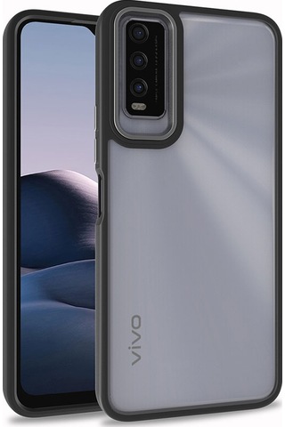 Goocamp Vivo Y11s Kılıf Flora Kapak - Yeşil Yeşil