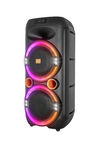 Mikado Bykalite Md-79kp 30w Işıklı Siyah 1 Uhf Uv Mikrofonlu Usb/bt/tf/tws/aux 2 Mik Girişli Type-c Şarjlı Toplantı-parti Hoparlö