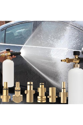 Dianziye Karcher K Uyumlu Bakır Yüksek Basınç Köpük Nozu - Araç Temizliği İçin Dayanıklı Aksesuar 200-280 Bar