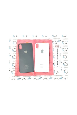 Apple Uyumlu iPhone X Arka Pil Batarya Kapağı (Cam) (226131341)