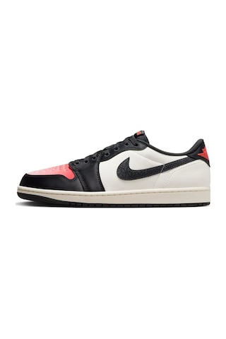 Nike Air Jordan 1 Retro Low Og Psg Leather Unisex Sneaker Hakiki Deri Unisex Günlük Spor Ayakkabı Siyah Beyaz SİYAH-BEYAZ