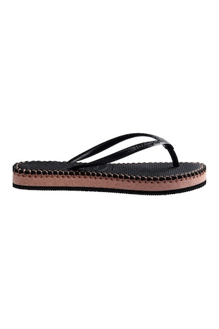 Havaianas Slım Flatform Loop Platform Kadın Parmak Arası Terlik 4149928 0090 Siyah
