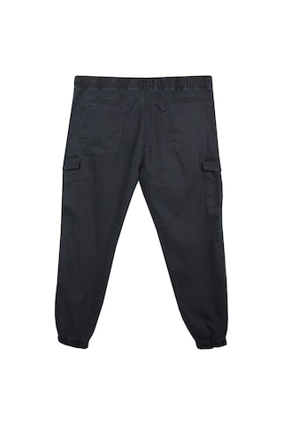 Erkek Büyük Beden 100-156 Kilo Arası İçin Uygun Kargo Cepli Jogger Kot Pantolon Antrasit