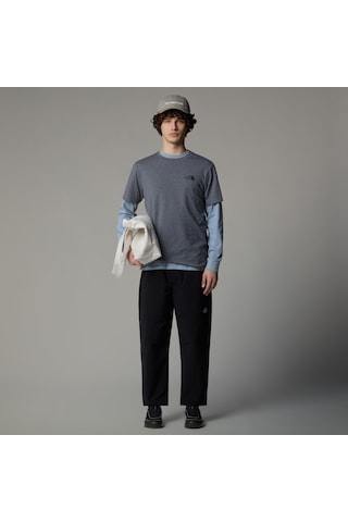 The North Face M Ss Simple Dome Tee Erkek T-shirt-29938 Açik Gri