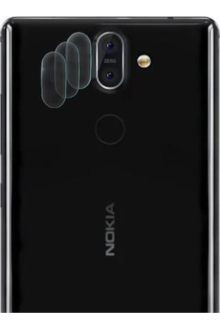 Gor Nokia 8 Sirocco Nano Kamera Koruyucu 3 Adet Set- 5775 Şeffaf