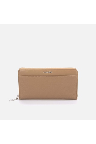 Calvin Klein Kadın Cüzdan K60k613072 Beıge Çok Renkli