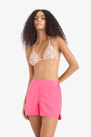 DeFacto Regular Fit Deniz Şortu-Fall in Love T5639AZ25SMPN615 Pembe