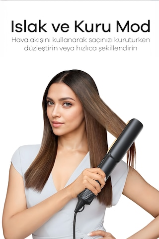 Veryfit Airstrait Yüksek Hızlı Hava Üflemeli Saç Düzleştirici