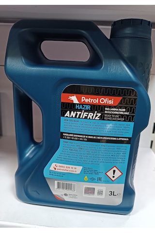 Petrol Ofisi Hazır Antifriz 3 Lt 2023 Üretim