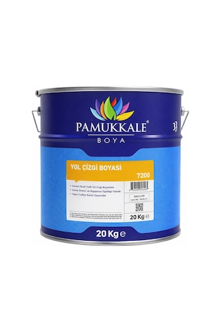 Pamukkale Yol Çizgi Boyası Solvent Bazlı 20 Kg Ral 6001 Çimen Yeşili