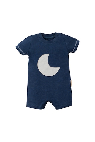 Ay Kısa Kol Kısa Tulum Indigo