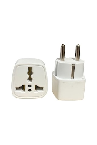 Primex Px-amc1 Universal Priz Dönüştürücü, Amerikan Priz Ve İngiliz Priz Türk Çevirici Adaptör, Us/uk To Eu Türk Fiş Adaptörü Seyahat Tipi Çevirici