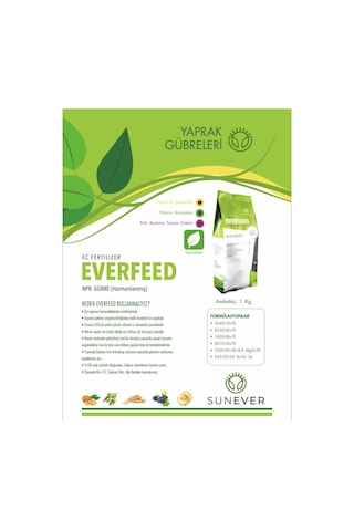Everfeed | 5-22-22+Te Npk Gübre 1 KG