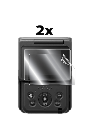 Canon Powershot V10 Vlog Camera İle Uyumlu Ipg Ekran Koruyucu 2 Adet