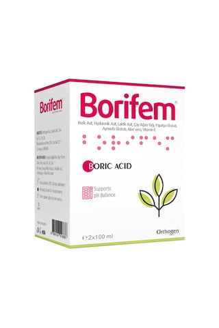 Borifem Vajinal Duş Likit 200 ML