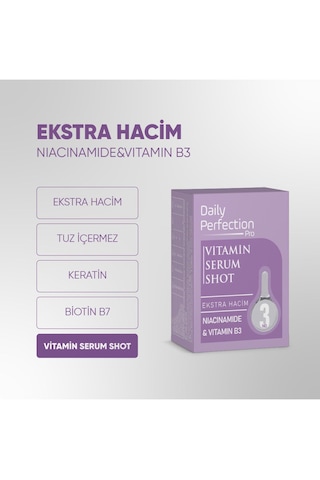Daily Perfection Provitamin Shot No:3 Ekstra Hacim Serum 2 x 6 ML