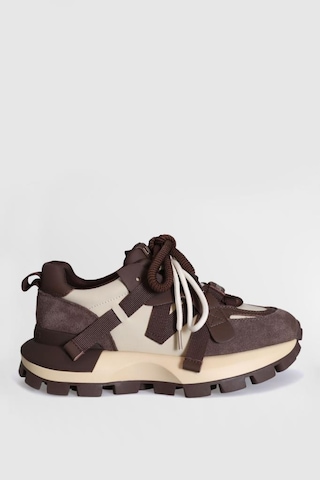 Lufian Yoko 121230049 Kadın Sneaker Ayakkabı Kahve 36-40 Kahverengi