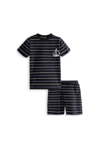 Denokids Yelken Erkek Çocuk Çizgili Pijama Takım Renkli Çok Renkli