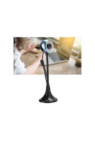 Xindoker Usb Webcam 480p Mikrofonlu 360 Derece Döner, Plug And Play, Pc/dizüstü/ Masaüstü İçin Otomatik Renk Ayarlı Optik Lensli Kameralar