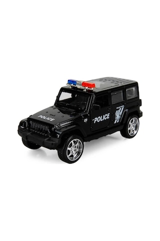 Işıklı Polis Jeep Model Arabalar 12 Cm