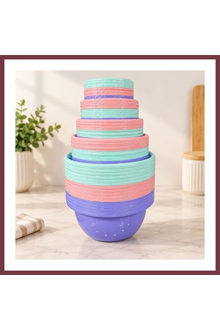 Storeşahin Plastik Badya Seti Shn0720 Çok Renkli
