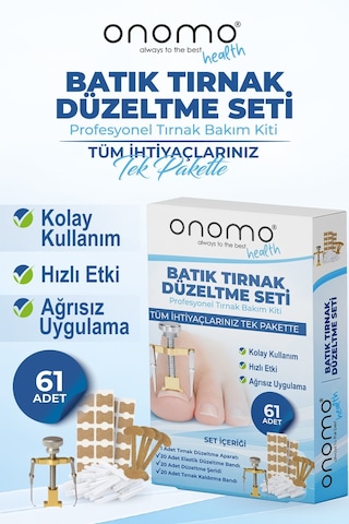 Health Batık Tırnak Düzeltme Seti 61 Adet
