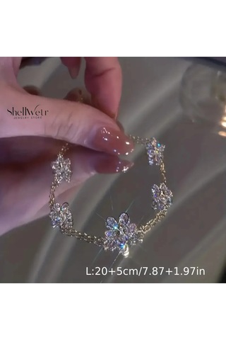 Flora Dore Altın Kaplama Bileklik-sevdiklerinize Ve Kendinize En Özel Hediye Gold