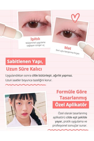 Topaklanma Yapmadan Kolayca Uygulanan Kalem Far Perıpera Mood In Shade Eye Stick M01 Lazy Peach M01 Lazy Peach