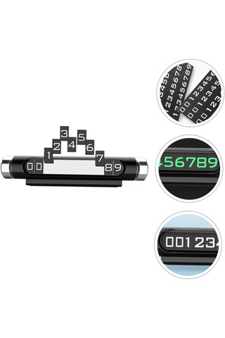 Venaliastore Işık Algılamalı Park Telefon Numaratörü Fosforlu