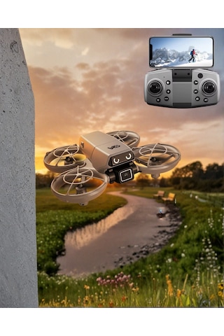 Led Işıklı Mini Drone Kameralı Headless Ve App Destekli - Lisinya