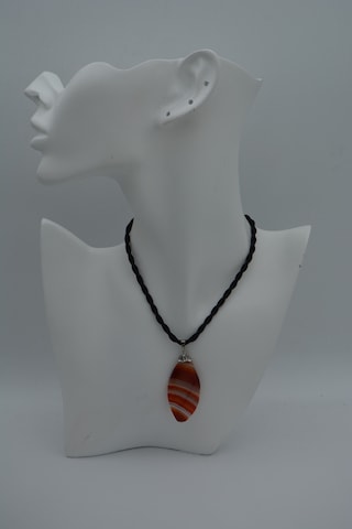 Stoneage Dantelli Akik Kolye N11.38766 Gümüş