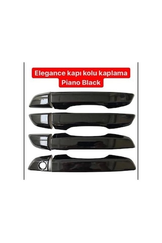Civic Fc5 İçin Uyumlu Dış Kapı Kolu Piano Black Parlak Siyah 2016-2021