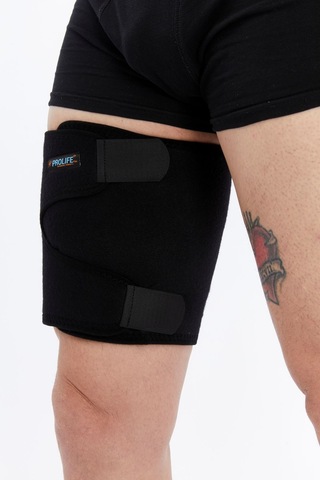 Prolife Ortopedi Ayarlanabilir İçin Üst Baldırlık Bağ Zedelenmesi Ameliyat Sonrası Sporcu Darbe Koruyucu Siyah
